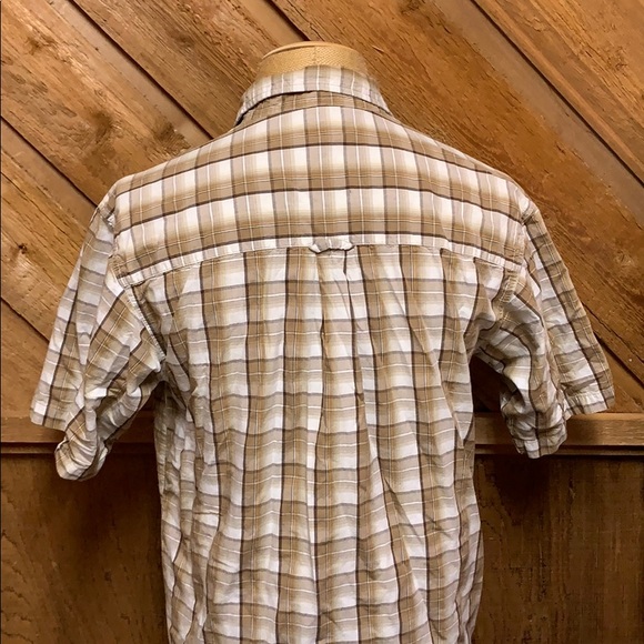 Columbia plaid button down shirt M - Picture 2 of 5